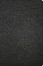 CSB Large Print Personal Size Reference Bible, Black