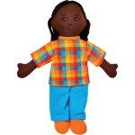 Dad Doll - Black Skin & Black Hair