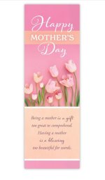 Bookmark-Happy Mother's Day (Jame 1:17  KJV) (Pack Of 25)