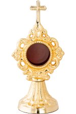 Gold Plated Reliquary H 17 cm