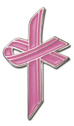 Awareness Cross Pin