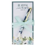 Magnetic Shopping List w/pen Be Joyful in Hope Rom 12:12