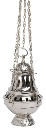 Nickel Plated Thurible H 24 cm