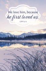 General Worship Bulletin: Because (Package of 100)