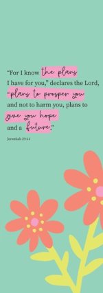 For I Know Bookmark - Pack Of 12