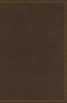 NASB, Single-Column Reference Bible, Wide Margin, Leathersoft, Brown, 1995 Text, Comfort Print