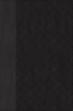 NIV, Thinline Bible, Compact, Leathersoft, Black/Gray, Red Letter, Comfort Print