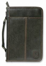 Aviator Leather Look Brown Extra Large