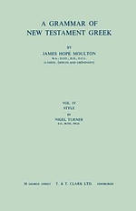 A Grammar of New Testament Greek