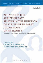 'What Does the Scripture Say?' Studies in the Function of Scripture in Early Judaism and Christianity, Volume 2