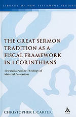Great Sermon Tradition as a Fiscal Framework in 1 Corinthian