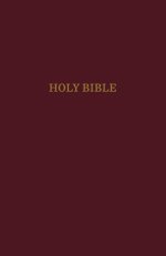 KJV, Pew Bible, Hardcover, Burgundy, Red Letter Edition