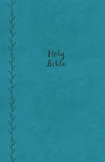 KJV, Value Thinline Bible, Large Print, Imitation Leather, Blue, Red Letter Edition