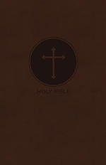 KJV, Reference Bible, Giant Print, Imitation Leather, Brown, Red Letter Edition