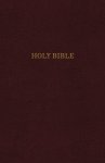 KJV, Reference Bible, Personal Size Giant Print, Bonded Leather, Burgundy, Indexed, Red Letter Edition