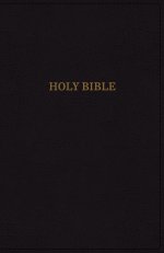 KJV, Deluxe Reference Bible, Super Giant Print, Imitation Leather, Black, Indexed, Red Letter Edition