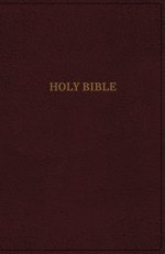 KJV, Deluxe Reference Bible, Super Giant Print, Imitation Leather, Burgundy, Indexed, Red Letter Edition