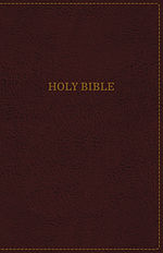 KJV Holy Bible: Large Print Thinline, Burgundy Leathersoft, Red Letter, Comfort Print (Thumb Indexed): King James Version