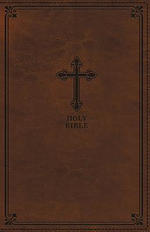 KJV Holy Bible: Thinline, Brown Leathersoft, Red Letter, Comfort Print: King James Version