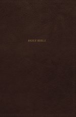 NKJV, Thinline Bible, Leathersoft, Brown, Thumb Indexed, Red Letter, Comfort Print