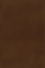 NKJV, End-of-Verse Reference Bible, Personal Size Large Print, Premium Goatskin Leather, Brown, Premier Collection, Red Letter, Comfort Print