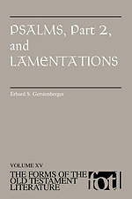 Psalms Vol 2 & Lamentations : Forms of the Old Testament Literature