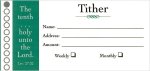 Offering Envelope Tithers