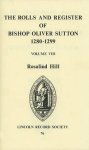 Rolls and Register of Bishop Oliver Sutton, 1280-1299