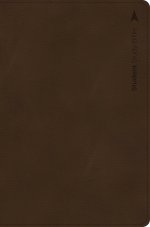 CSB Student Study Bible, Brown Leathertouch