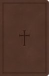 CSB Large Print Personal Size Reference Bible, Brown LeatherTouch