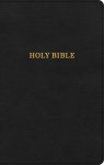 KJV Thinline Reference Bible, Black LeatherTouch
