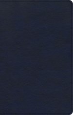 CSB Single-Column Personal Size Bible, Navy LeatherTouch