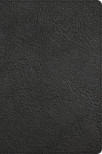 CSB Giant Print Reference Bible, Black Genuine Leather