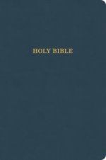 KJV Large Print Thinline Bible, Value Edition, Slate Leathertouch