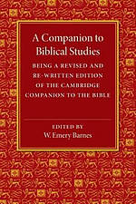 A Companion to Biblical Studies