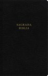 Biblia Católica, Tamaño personal, Leathersoft, Negra, con Cierre, Comfort Print