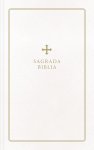 Biblia Católica, Regalos y Ceremonias, Piel reciclada, Blanco, Comfort Print