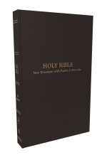 KJV Holy Bible: Pocket New Testament with Psalms and Proverbs, Black Leatherflex, Red Letter, Comfort Print: King James Version