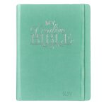 Teal Faux Leather Hardcover KJV My Creative Bible