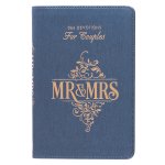 Mr. & Mrs. 366 Devotions for Couples Blue Faux Leather Devotional