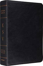 ESV Study Bible (Black Leather, Indexed)