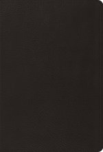 The Psalms, ESV, Top Grain Leather, Black, Ribbon Marker, Large Print, Compact