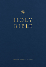 ESV Pew and Worship Bible, Blue, Hardback, Large Print, Responsive Readings
