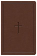 KJV Large Print Compact Reference Bible, Brown LeatherTouch