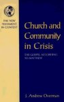The Church and Community in Crisis