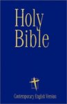 CEV Easy Reading Bible Blue Hardback