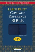 Kjv Compact Ref Magnetic Flap Blue Lth