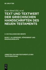 Allgemeines, Romerbrief Und Erganzungsliste