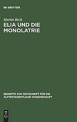 Elia und die Monolatrie