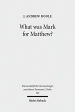 What Was Mark for Matthew?: An Examination of Matthew's Relationship and Attitude to His Primary Source